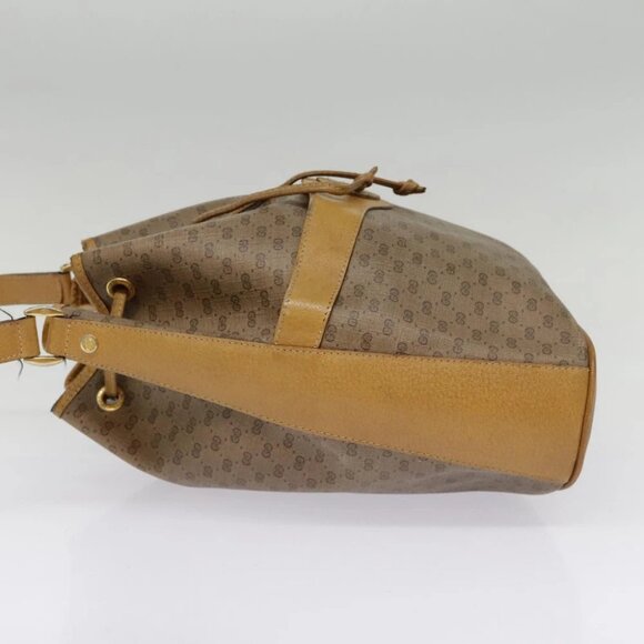 GUCCI Micro GG Supreme Shoulder Bag Beige Gold - Picture 4 of 15